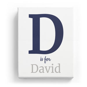 D is for David - Classic