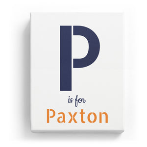 P is for Paxton - Stylistic