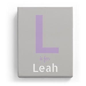 L is for Leah - Stylistic