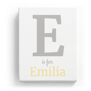 E is for Emilia - Classic