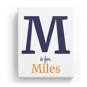 M is for Miles - Classic