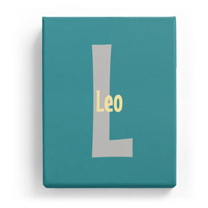 Leo Overlaid on L - Cartoony