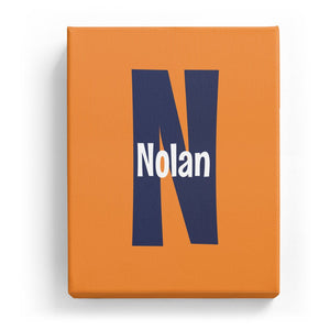 Nolan Overlaid on N - Cartoony