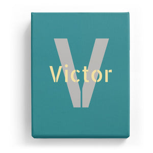 Victor Overlaid on V - Stylistic
