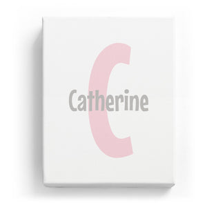Catherine Overlaid on C - Cartoony