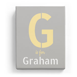 G is for Graham - Stylistic