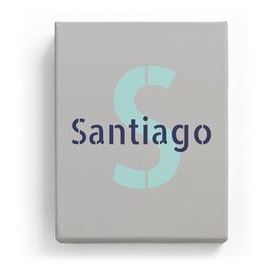 Santiago Overlaid on S - Stylistic