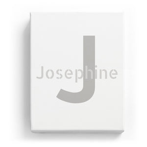 Josephine Overlaid on J - Stylistic