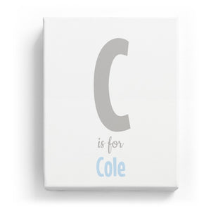 C is for Cole - Cartoony