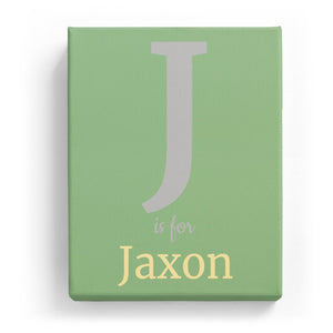 J is for Jaxon - Classic