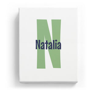 Natalia Overlaid on N - Cartoony