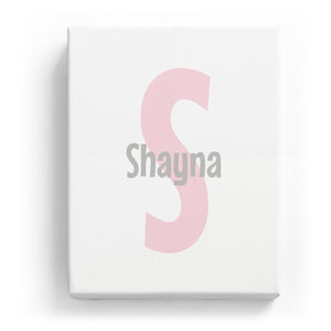Shayna Overlaid on S - Cartoony