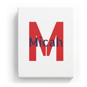 Micah Overlaid on M - Stylistic