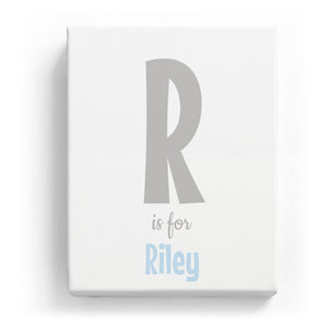 R is for Riley - Cartoony