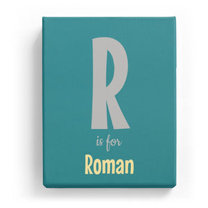 R is for Roman - Cartoony