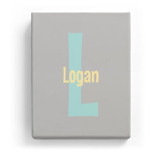 Logan Overlaid on L - Cartoony