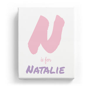 N is for Natalie - Artistic