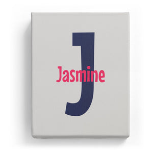 Jasmine Overlaid on J - Cartoony