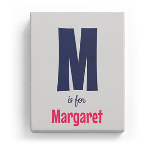 M is for Margaret - Cartoony