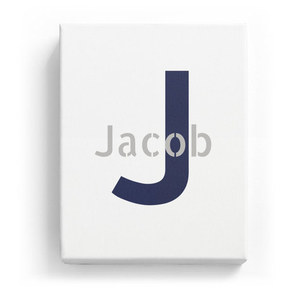 Jacob Overlaid on J - Stylistic