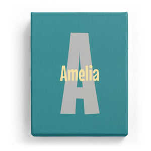 Amelia Overlaid on A - Cartoony