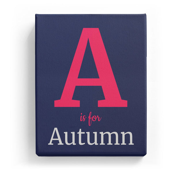 A is for Autumn - Classic