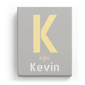 K is for Kevin - Stylistic