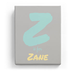 Z is for Zane - Artistic