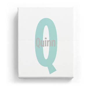 Quinn Overlaid on Q - Cartoony