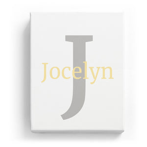 Jocelyn Overlaid on J - Classic