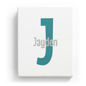 Jayden Overlaid on J - Cartoony