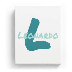 Leonardo Overlaid on L - Artistic