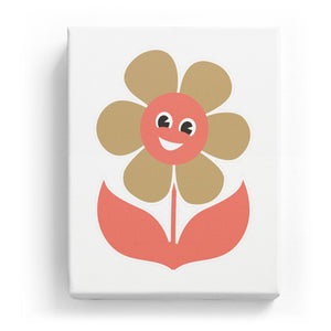 Flower with Face - No Background (Mirror Image)