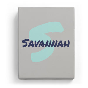 Savannah Overlaid on S - Artistic