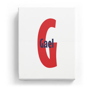 Gael Overlaid on G - Cartoony