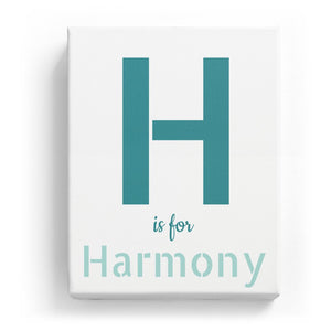H is for Harmony - Stylistic
