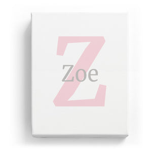 Zoe Overlaid on Z - Classic