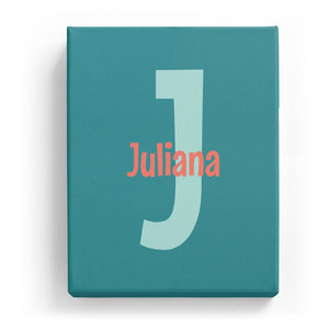 Juliana Overlaid on J - Cartoony