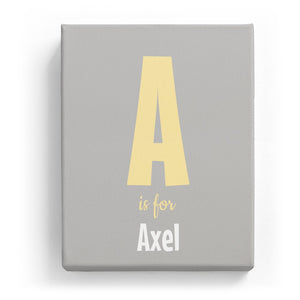 A is for Axel - Cartoony