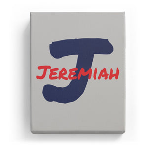 Jeremiah Overlaid on J - Artistic