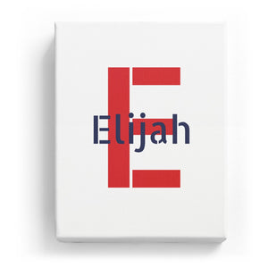 Elijah Overlaid on E - Stylistic