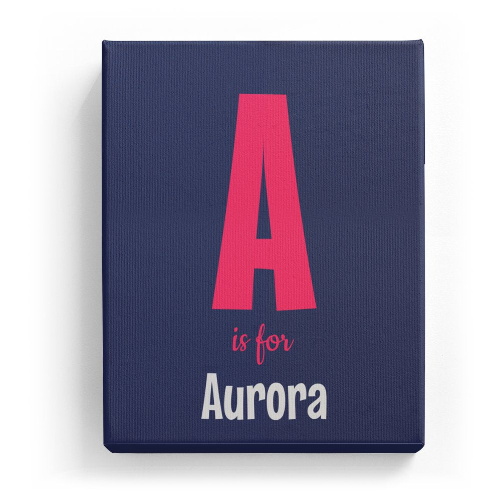 Aurora's Personalized Canvas Art