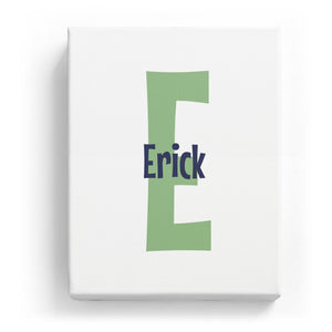Erick Overlaid on E - Cartoony