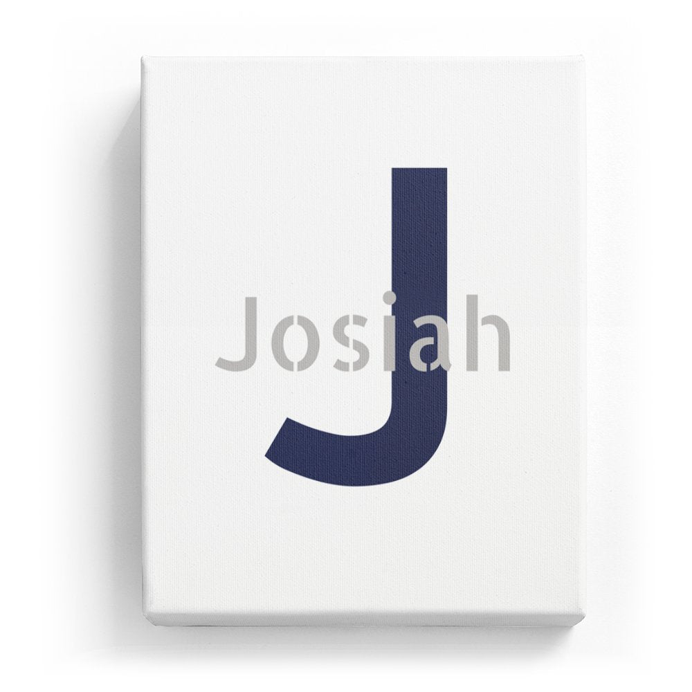 Josiah's Personalized Canvas Art