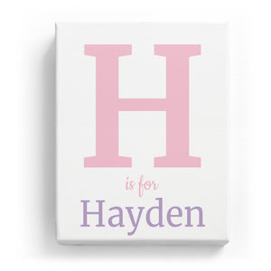 H is for Hayden - Classic