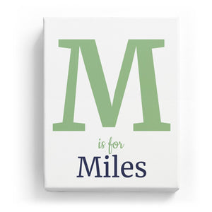 M is for Miles - Classic