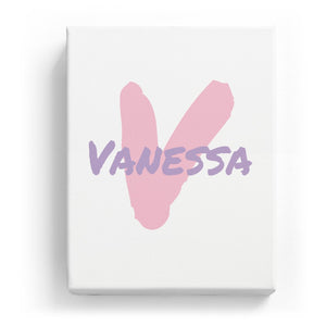 Vanessa Overlaid on V - Artistic