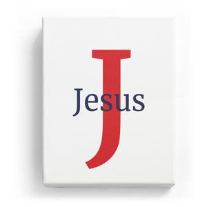 Jesus Overlaid on J - Classic