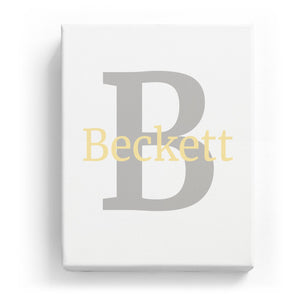 Beckett Overlaid on B - Classic