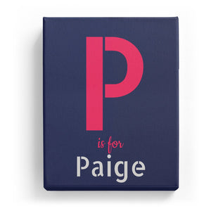 P is for Paige - Stylistic